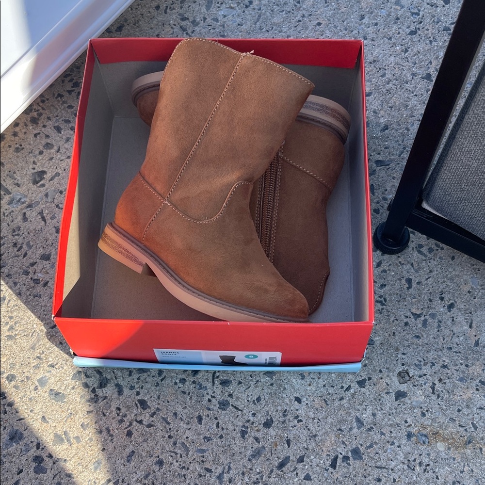 Brown Suede Boots